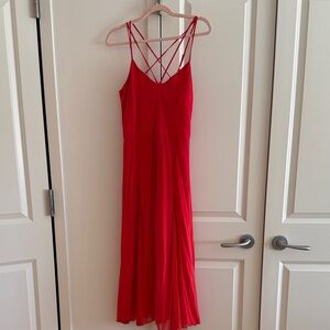 Adelyn Rae Coral Strappy Dress